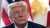 US President Donald Trump looks on during bilateral meeting at the Trump Turnberry Golf Courses, in Turnberry south west Scotland on July 28, 2025.