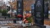 Grave of alleged Vagner fighter Andrei Elmeyev in Tolyatti, Russia
